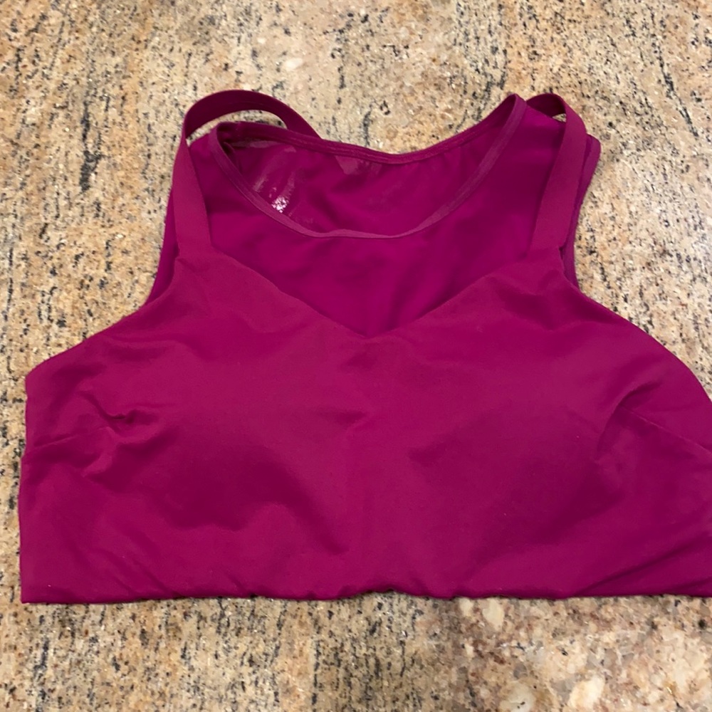 Athleta Magenta Sports Bra